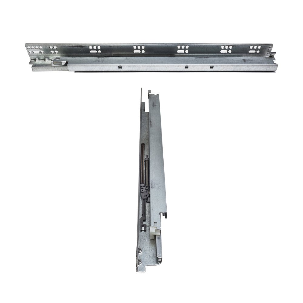 18" High End Undermount Drawer Slide. Fits drawers with 1/2" to 5/8" material. Does NOT include clips. Must order clips separately. 