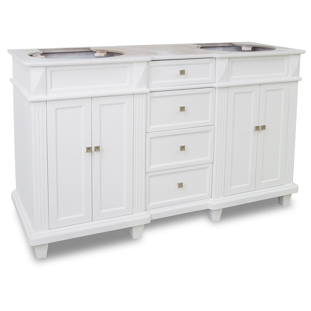 58-7/8" Double Vanity in Painted White