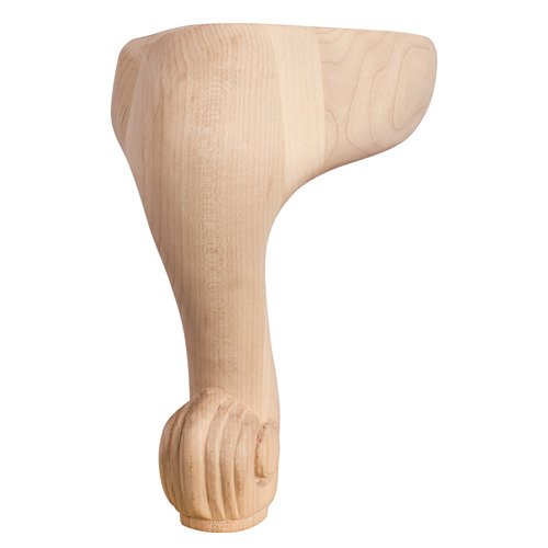 5" x 8" x 5" French Traditional Leg in Oak Wood