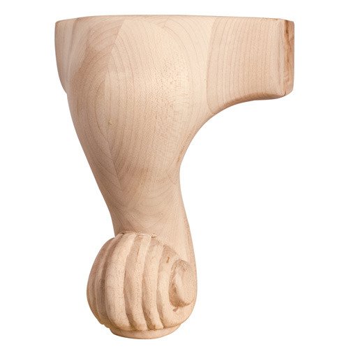 4 3/4" x 6" x 4 1/2" French Traditional Leg in Cherry Wood