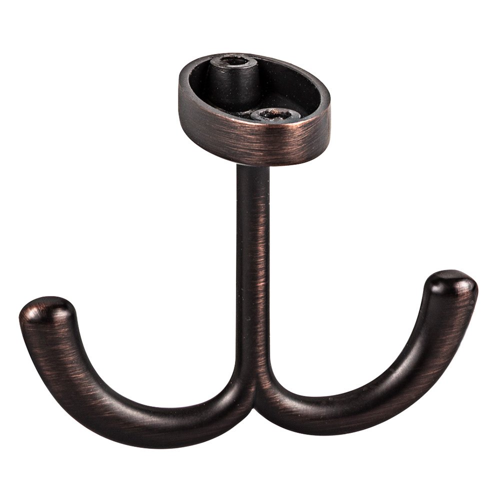 1 9/16" Single Ceiling Mount Coat Hook In Brushed Oil Rubbed Bronze