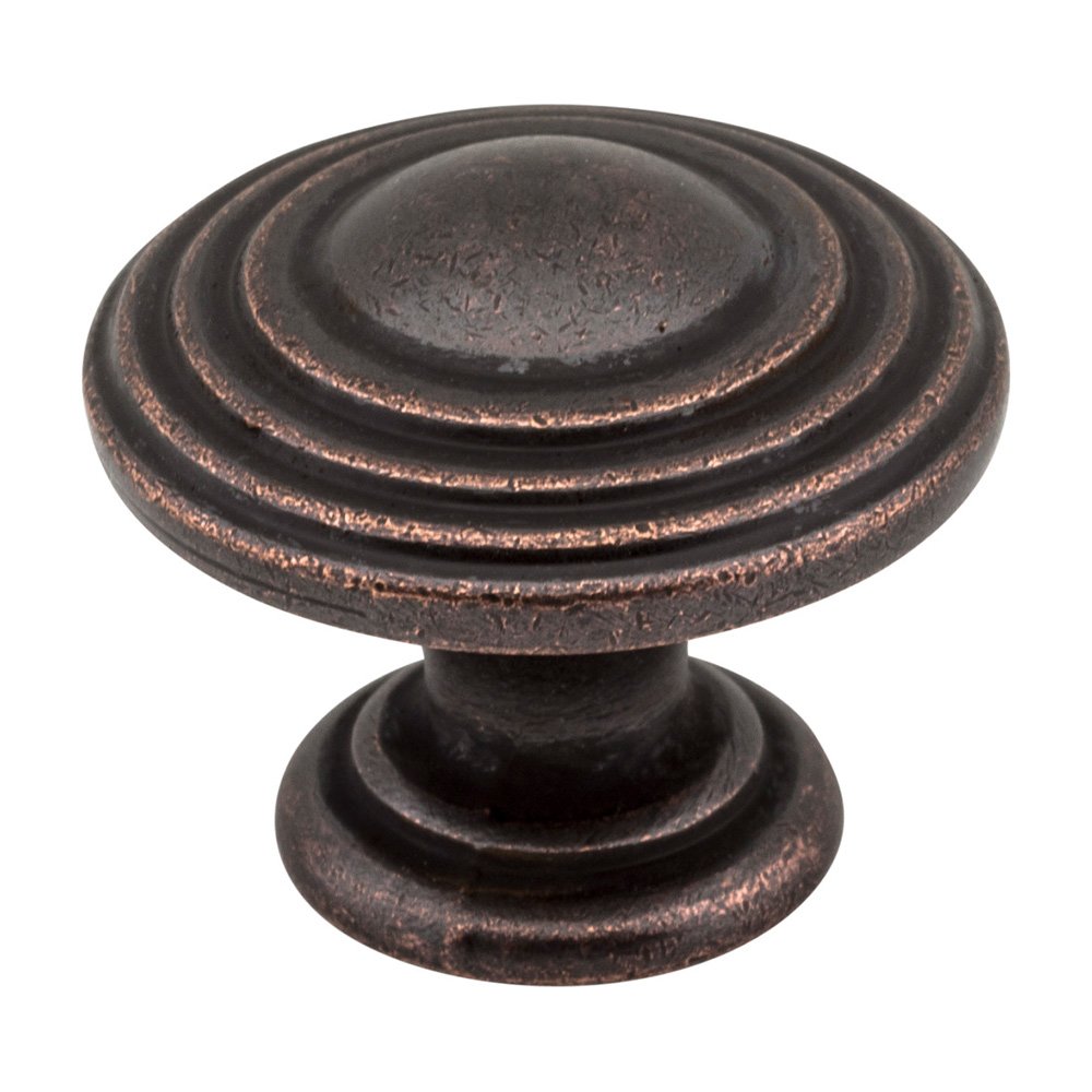 1 1/4" Diameter Ring Knob in Distressed Oil Rubbed Bronze