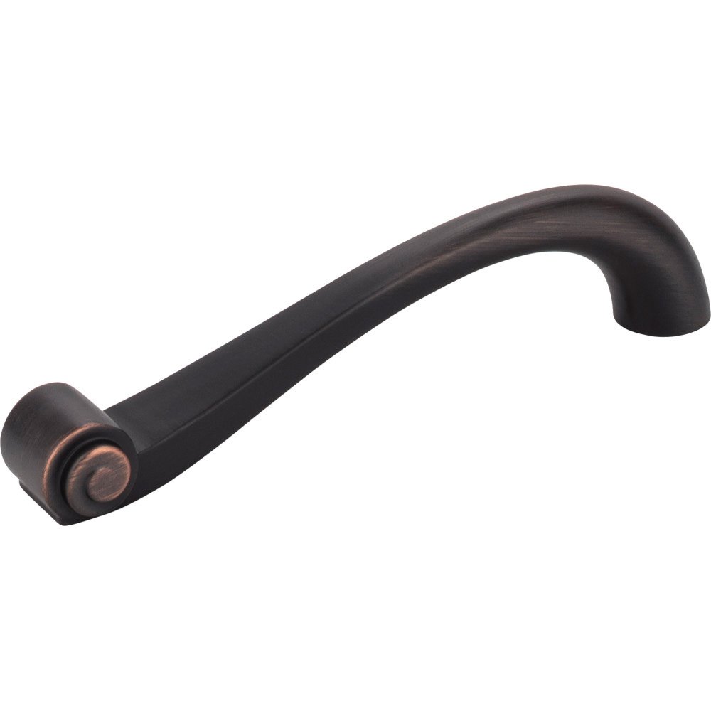 5" Centers Scroll Pull in Brushed Oil Rubbed Bronze