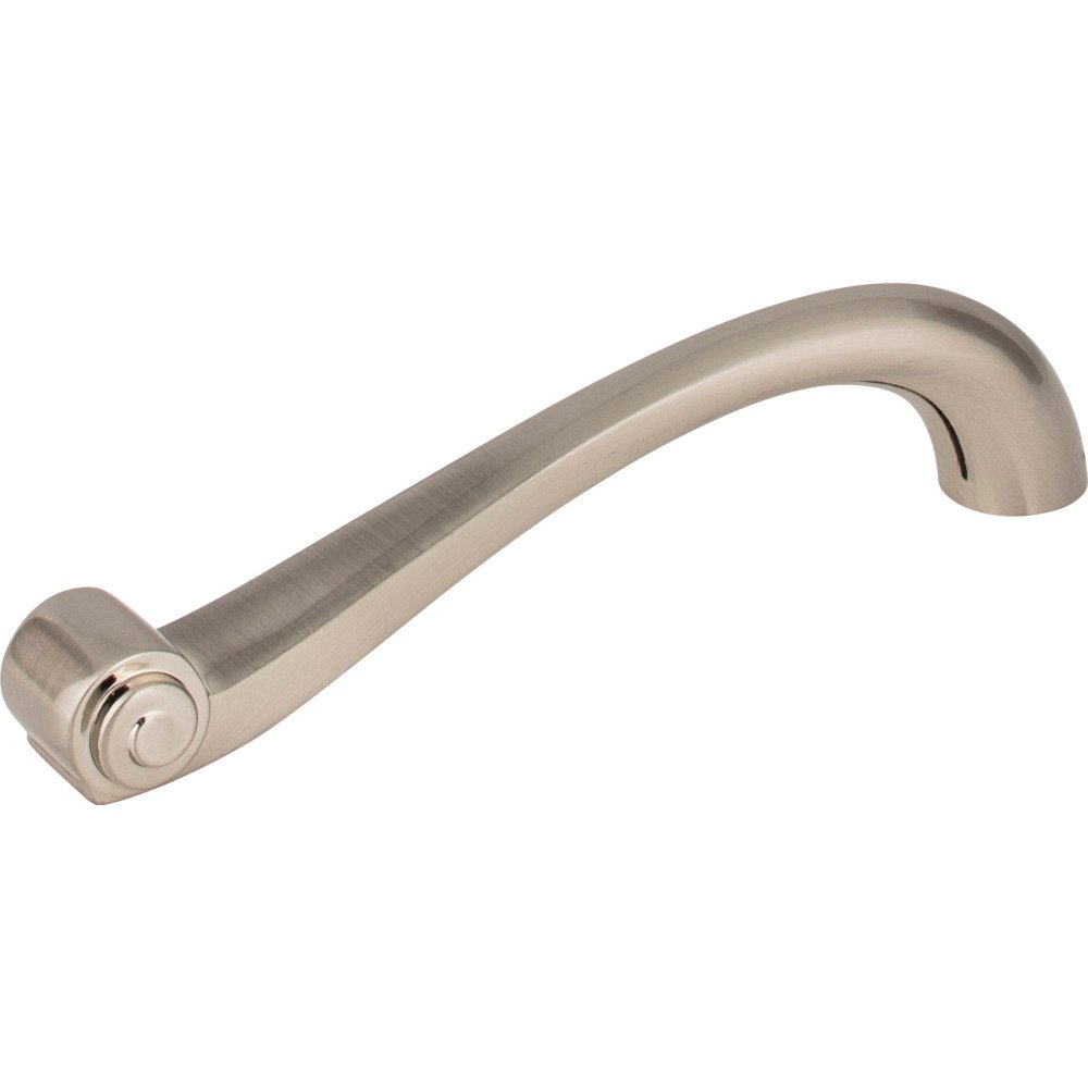 5" Centers Scroll Pull in Satin Nickel