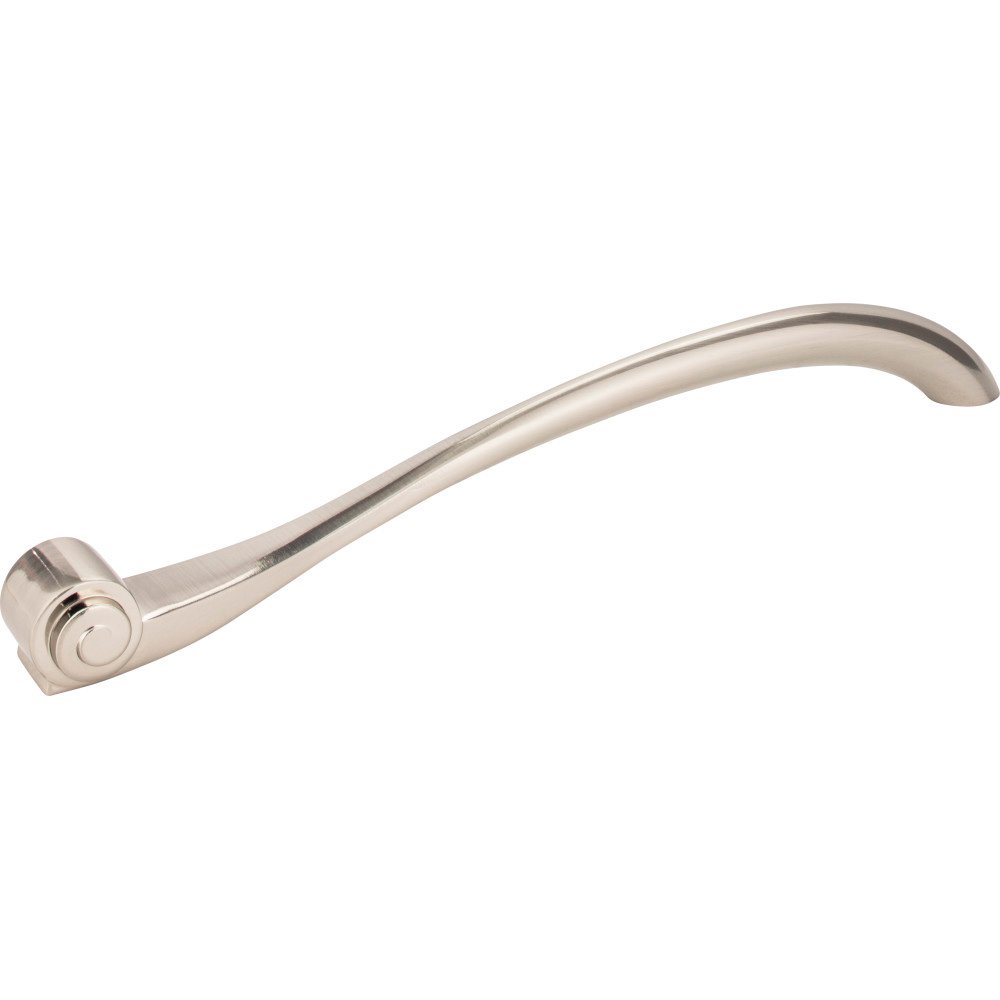 12" Centers Scroll Appliance Pull in Satin Nickel