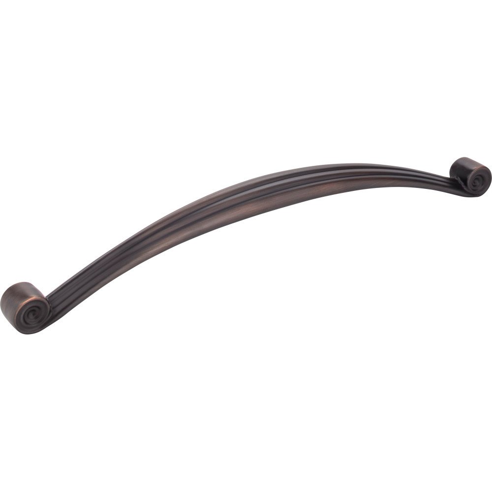 12" Centers Palm Leaf Appliance Pull in Brushed Oil Rubbed Bronze