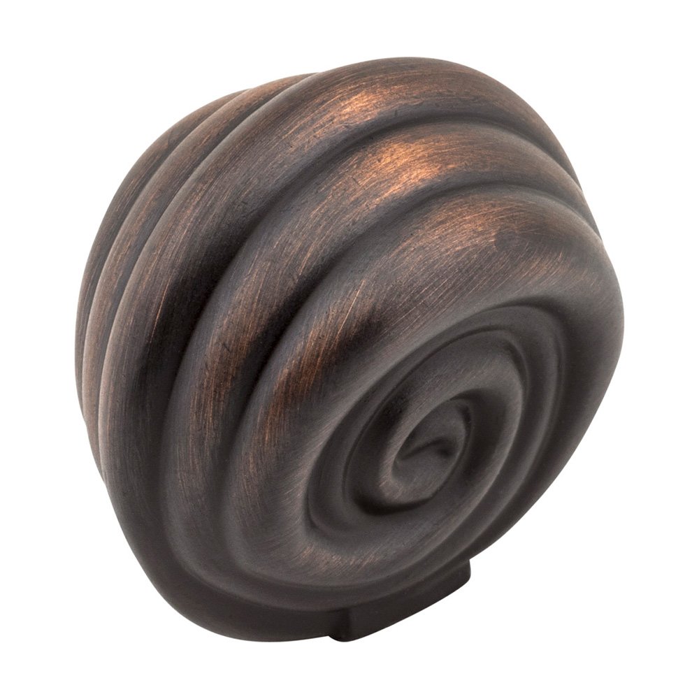1 3/8" Palm Leaf Knob in Brushed Oil Rubbed Bronze