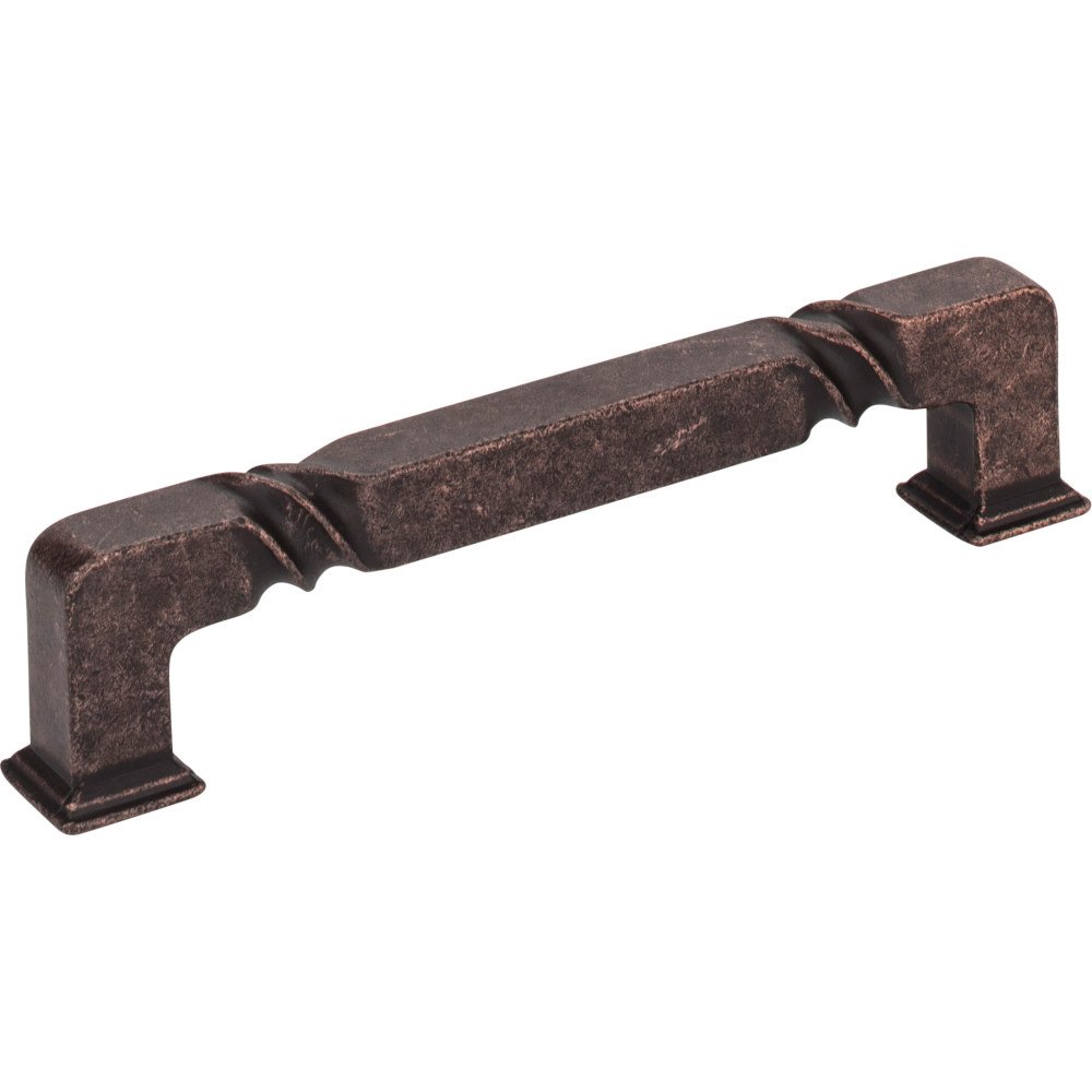 5" Centers Rustic Pull in Distressed Oil Rubbed Bronze