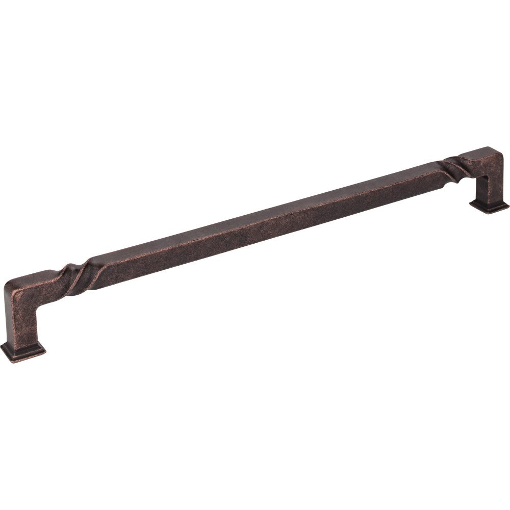 12" Centers Rustic Appliance Pull in Distressed Oil Rubbed Bronze