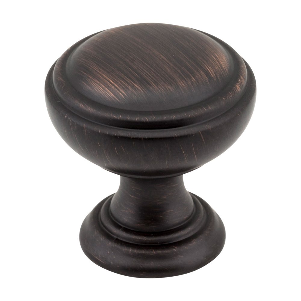1 1/4" Round Knob in Brushed Oil Rubbed Bronze
