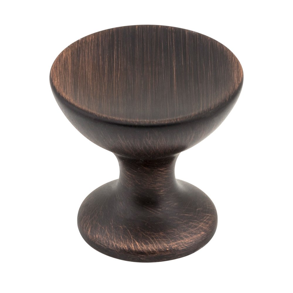 1 1/16" Round Knob in Brushed Oil Rubbed Bronze