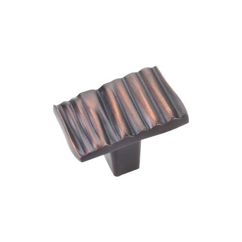1 3/16" Ruched Knob in Brushed Oil Rubbed Bronze