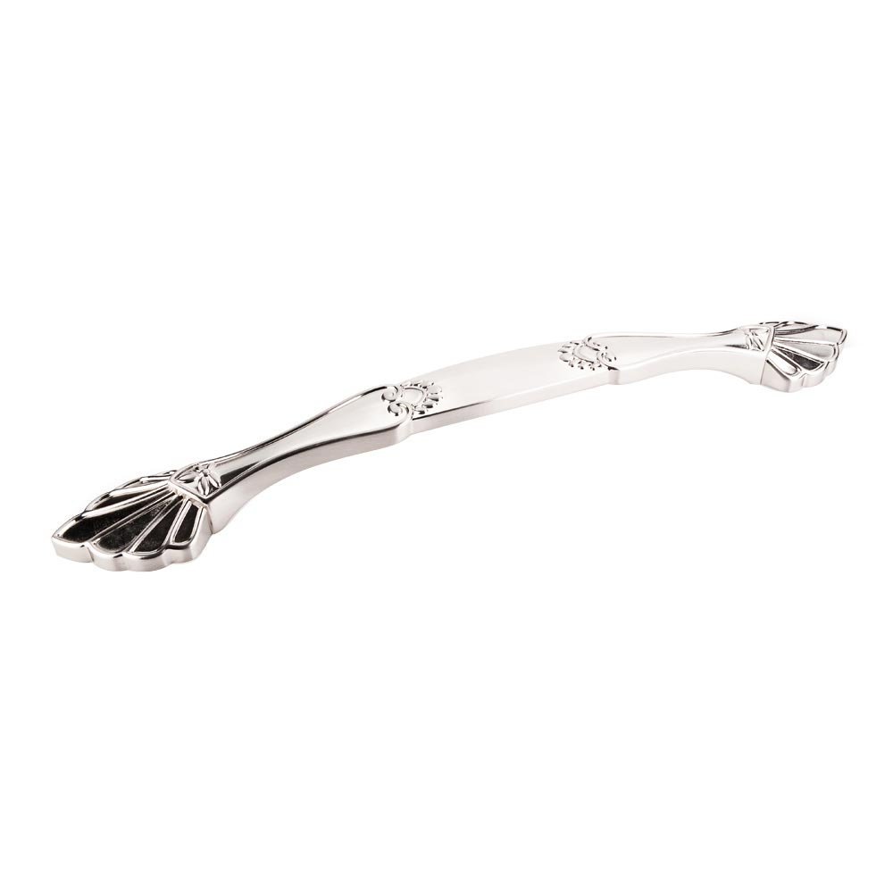 12" Centers Botanical Appliance Pull in Satin Nickel