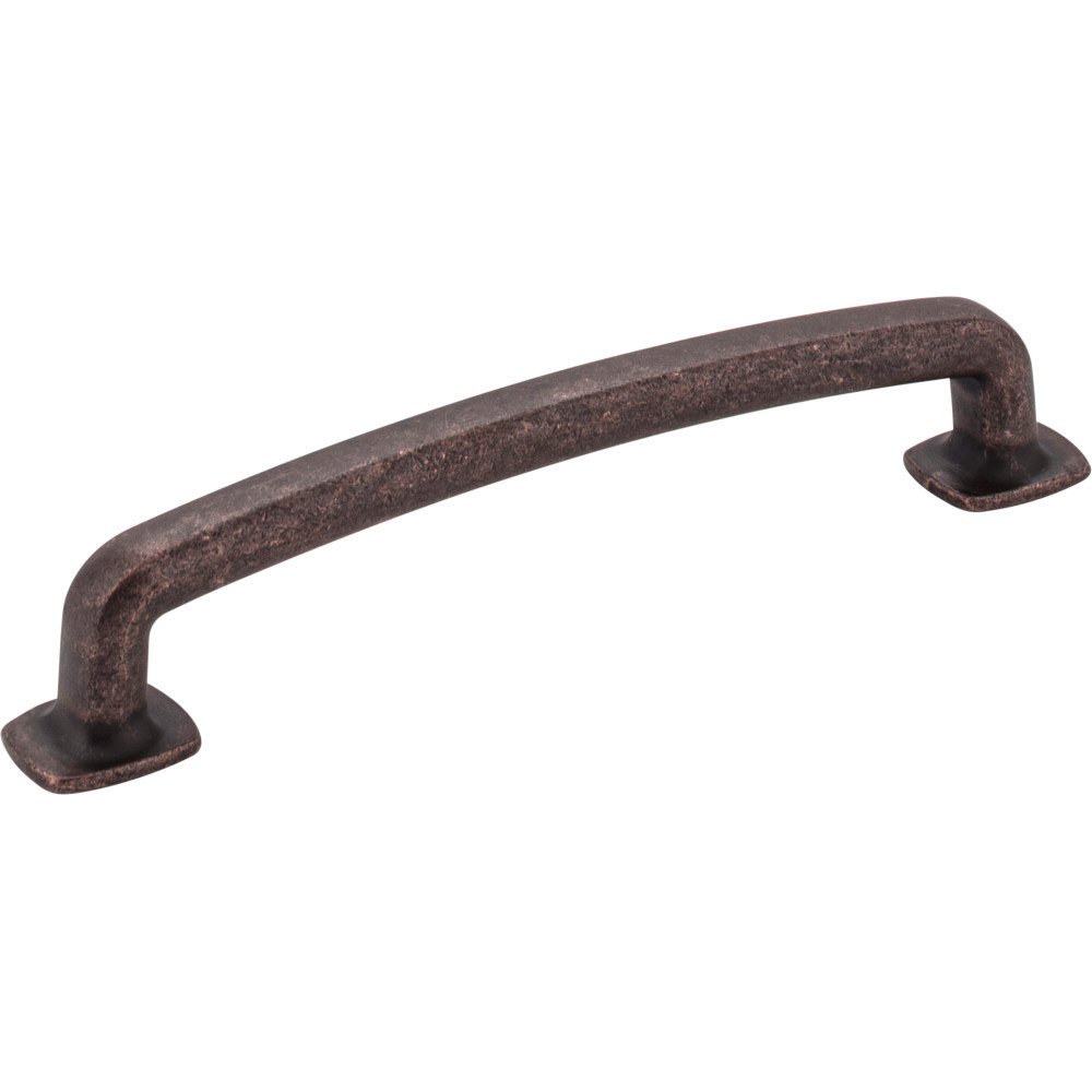 5" Centers Forged Look Flat Bottom Pull in Distressed Oil Rubbed Bronze