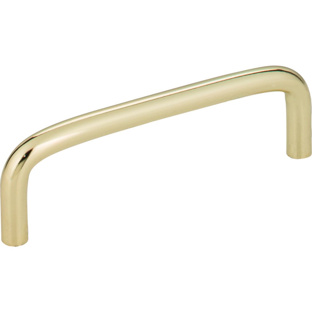 3 3/4" Centers Steel Wire Pull in Polished Brass