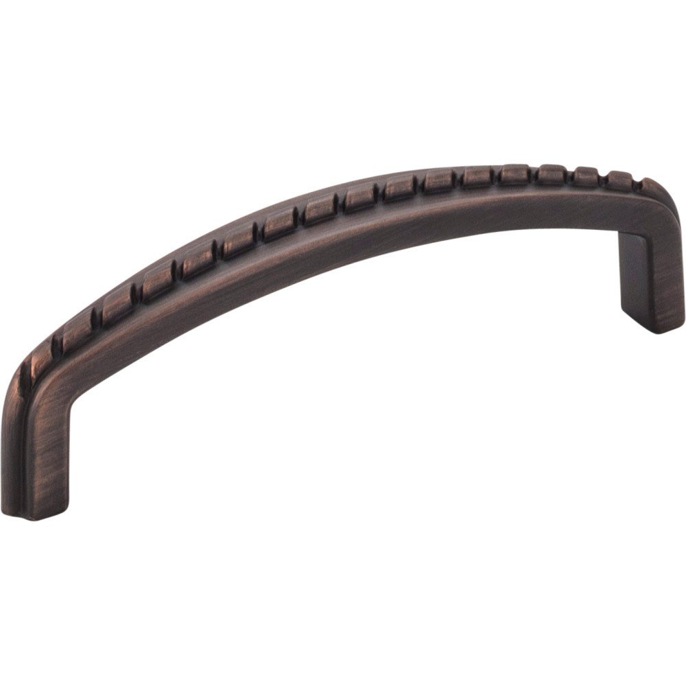 3 3/4" Centers Pull with Rope Detail in Brushed Oil Rubbed Bronze