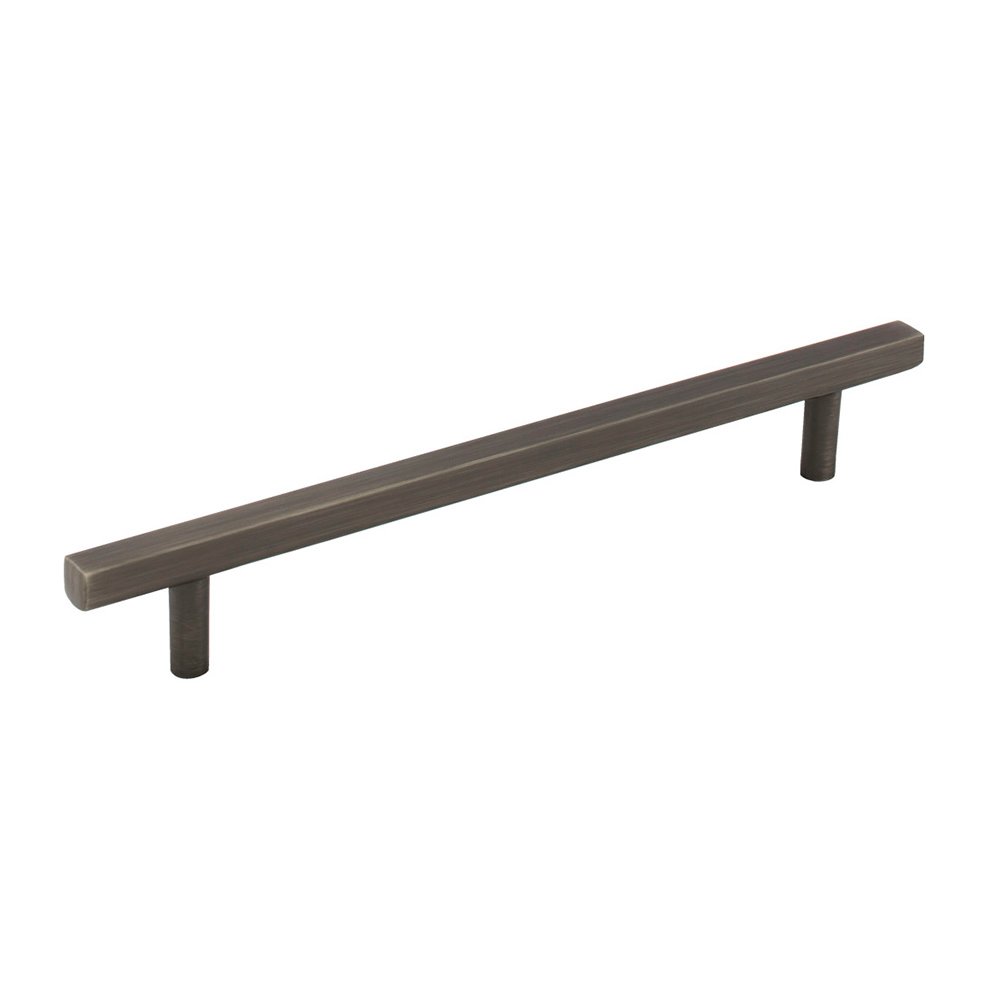 6 1/4" Centers Cabinet Pull in Brushed Pewter