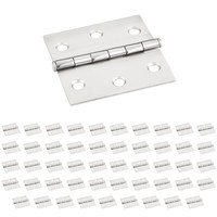 2-1/2" x 1-1/2" Swaged Butt Hinges Stainless Steel Box of 30 Shutter Hinges 