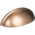 3" Centers Small Cup Pull in Satin Bronze