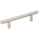 3 3/4" Centers Steel Bar Pull with Beveled Ends in Satin Nickel