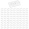 Hardware Resources - (100 PACK) 2-1/2" x 1-11/16" Butt Hinge in Bright White