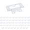 Hardware Resources - (50 PACK) 3" Swaged Loose Pin Non-mortise Hinge in White