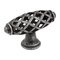 Jeffrey Alexander by Hardware Resources - Tuscany - 2 5/16" Bird Cage Knob in Distressed Antique Silver