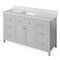 Hardware Resources - Jeffrey Alexander - 60" Chatham Vanity, Double Bowl, Vanity Top, Two Undermount Rectangle Bowls